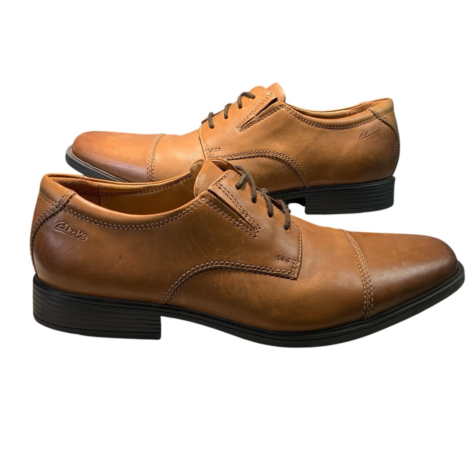 SAOLA Scarpa elegante Clarks Collection Ultimate Comfort Derby da uomo in pelle comoda taglia 10M