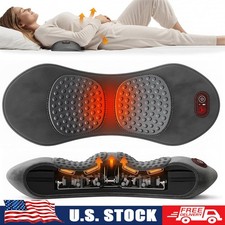3 In 1 Lumbar Support Pillow Smooth Spine Triple Fusion Electric Back Massager