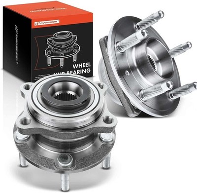2 x Front Wheel Bearing and Hub Assembly with 5-Lug Compatible with Hyundai Sona