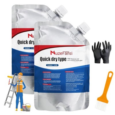 2Pk Concrete Crack Sealant,Premium Crack Filler, Waterproof Repair Sealant Caulk