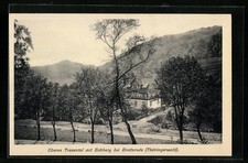 Ansichtskarte Trusetal, Hausansicht im oberen Trusetal mit Eichberg 