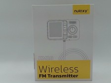 Nulaxy Black Bluetooth FM Transmitter For Car, Dual USB QC3.0/2.4A