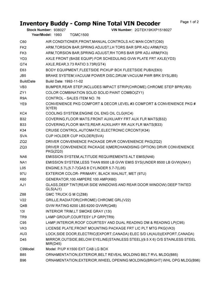 Transfer Case Manual Transmission Fits 88-94 CHEVROLET 1500 PICKUP 375418 - Image 2 of 4