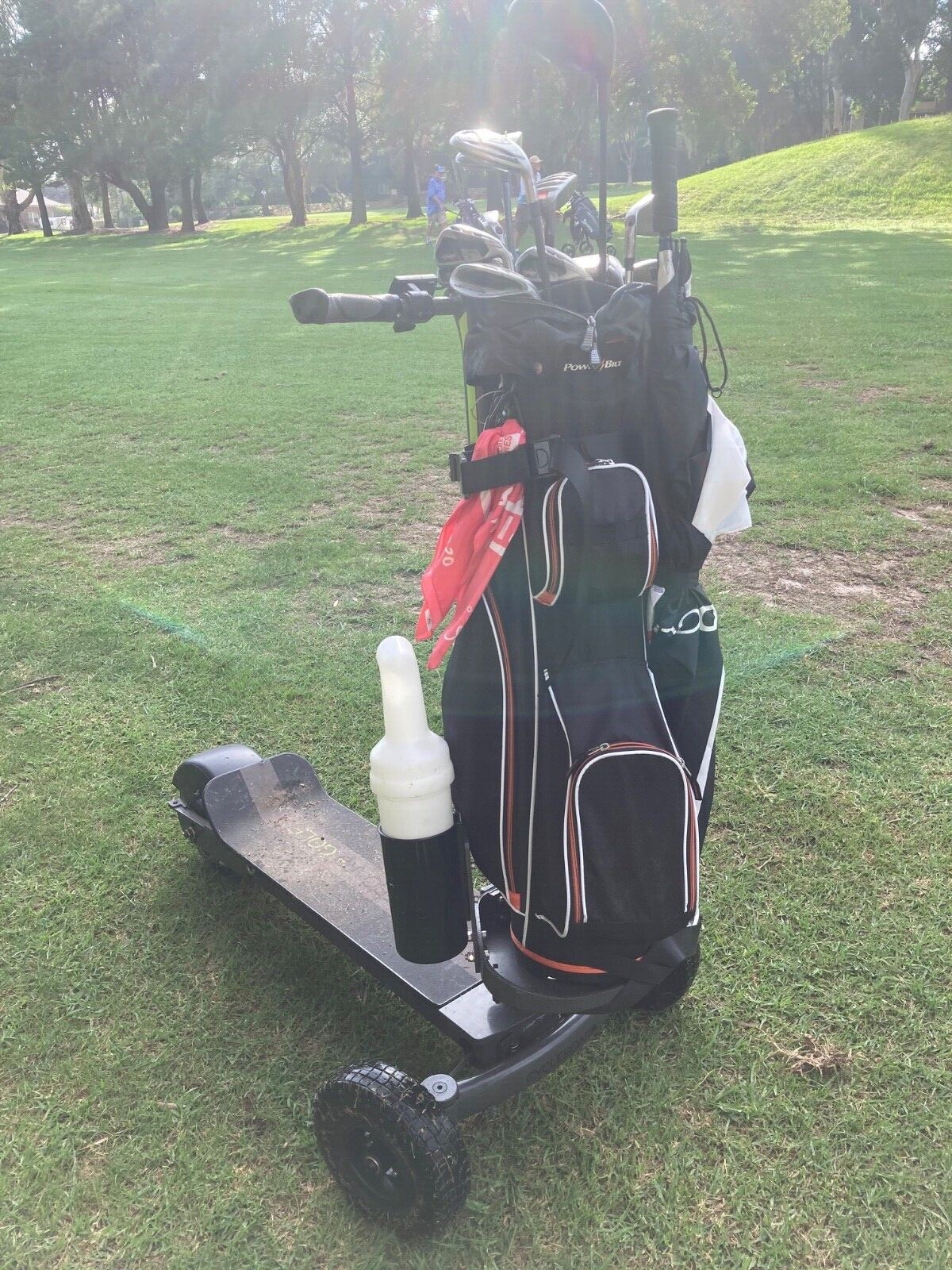 Ride on Golf Buggy, foldable, near new condition 4 months old eBay