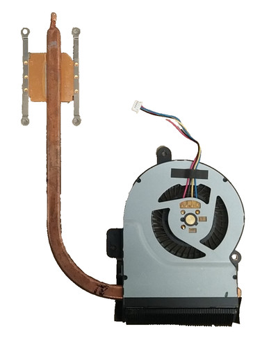 Asus X55A CPU Lüfter mit Kühler Kühlkörper