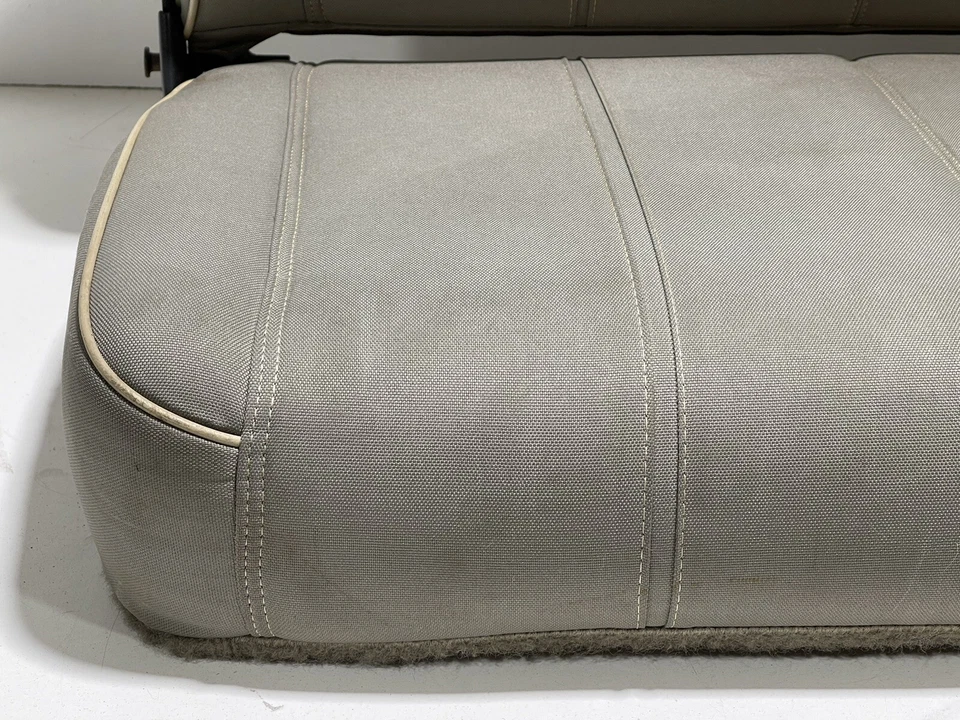 Jeep Wrangler YJ Sahara verde asiento trasero 1987-1995 plegable y caída tela OEM CC NBS Foto 3 de 4