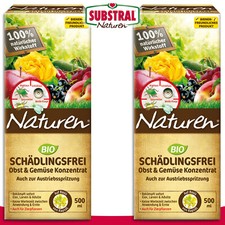 Substral Naturen 2 x 500 ml Schädlingsfrei Obst & Gemüse Konzentrat Bio