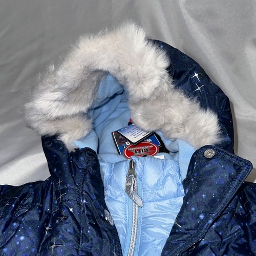 ZeroXposur Girls Snowboarding Ski Jacket & Headband Sz 10/12 Blue NWT MSRP $135 - Picture 2 of 11