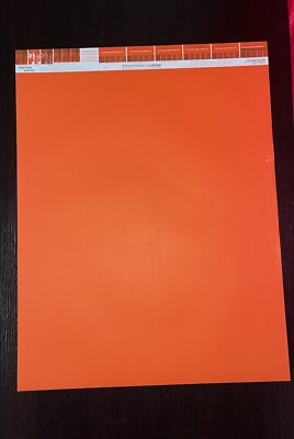 Vintage Pantone by Letraset   Letracolor Color Paper Warm Red   26 x20    *RARE*