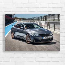 BMW M4 GTS Sleek Sports Car Original Canvas Print Large Picture Wall Art
