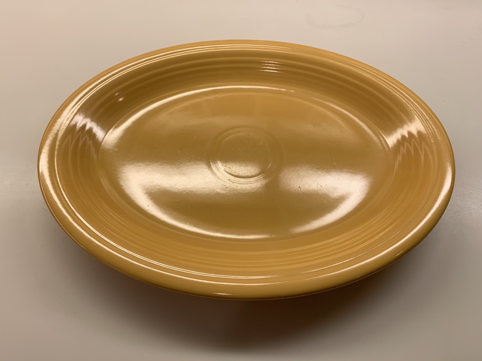 Homer Laughlin Vintage Yellow 12.5” Oval Platter Fiestaware eBay