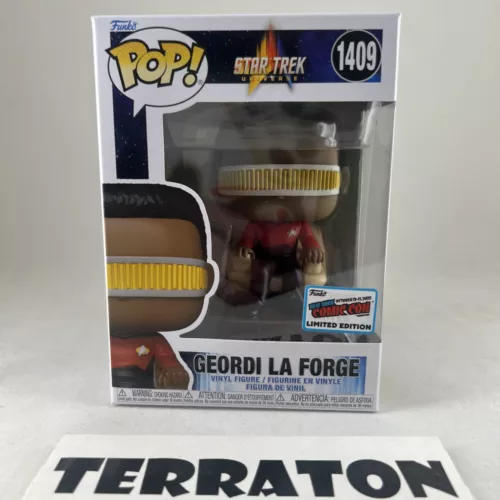 Funko Pop! Star Trek Geordi La Forge Official 2023 New York Comic Con NYCC #1409
