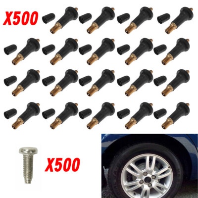 #ad 500pcs TPMS Tire Pressure Sensors Valve Stem Rebuild Kit For Buick Subaru 20018 $232.99