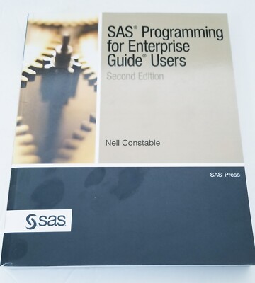 SAS  Programming for Enterprise Guide  Users by Neil Constable (2010, Book,...