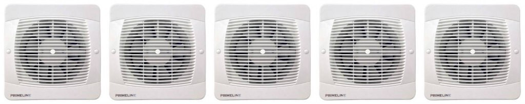 5 x Primeline Manrose PEF6010 Axial Extractor Fan 150 mm / 6 Inch (Standard)