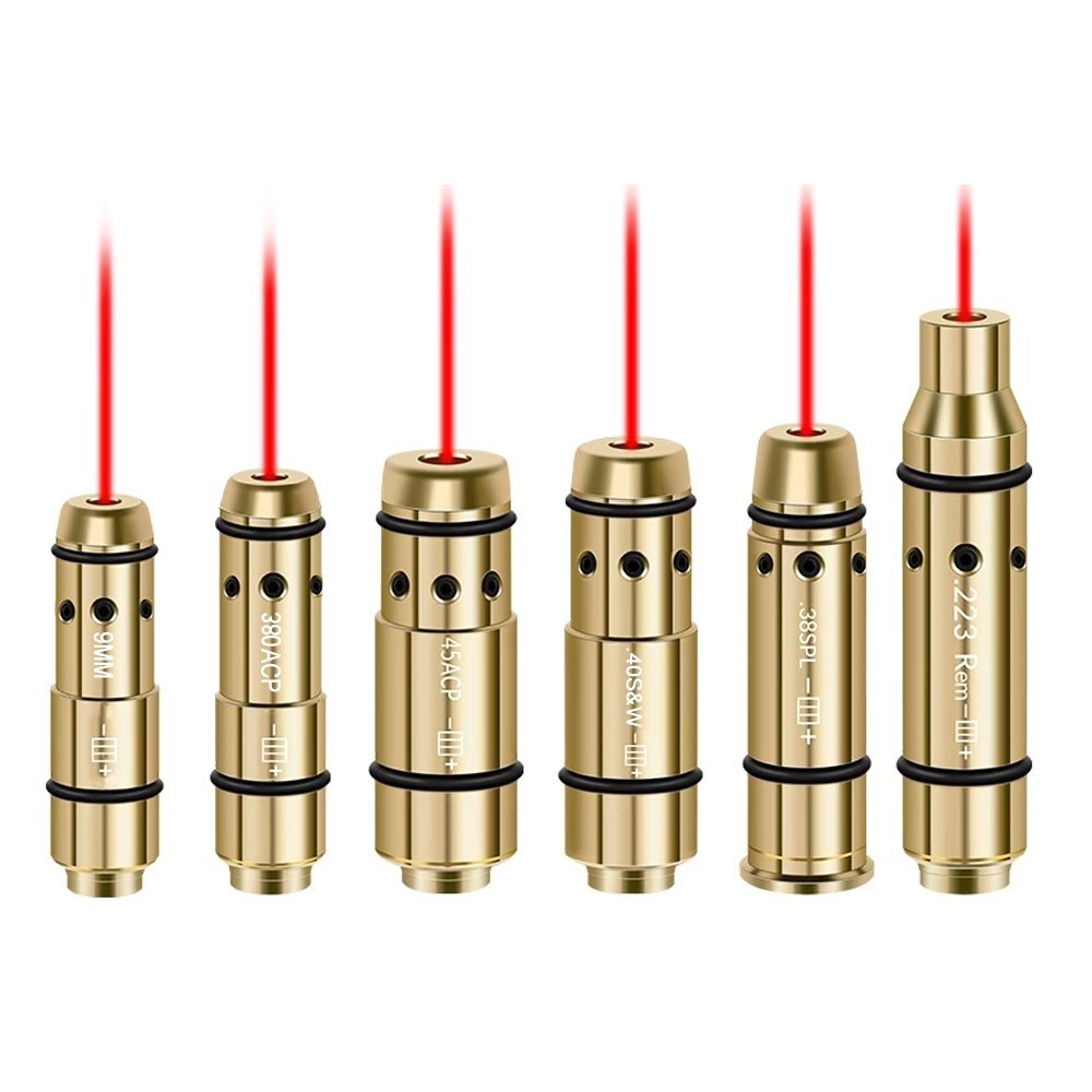 9mm/380ACP/40S&W Laser Training Bullet Dry Fire Cartridge Tactical Red