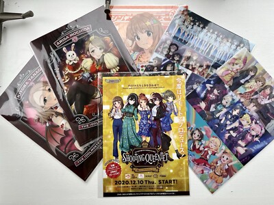 Idolmaster Cinderella Girls Million Live Clear File, Stickers, Promotional LOT