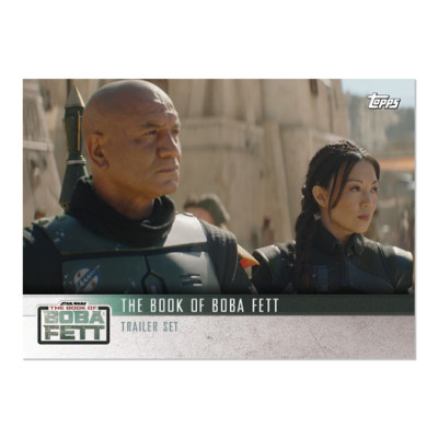   2021 Topps Star Wars   Star Wars The Book of Boba Fett Trailer 6 Card Set  DE 