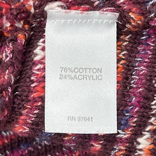 J Jill Open Cardigan S Multicolor Cotton Pockets Comfort Art Teacher Boho Granny - Picture 7 of 8