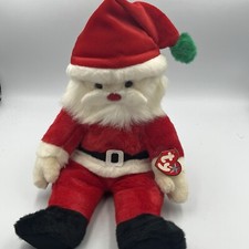 Santa Claus Plush Christmas Ty Beanie Buddy Holiday Collectible RETIRED W/ Tags
