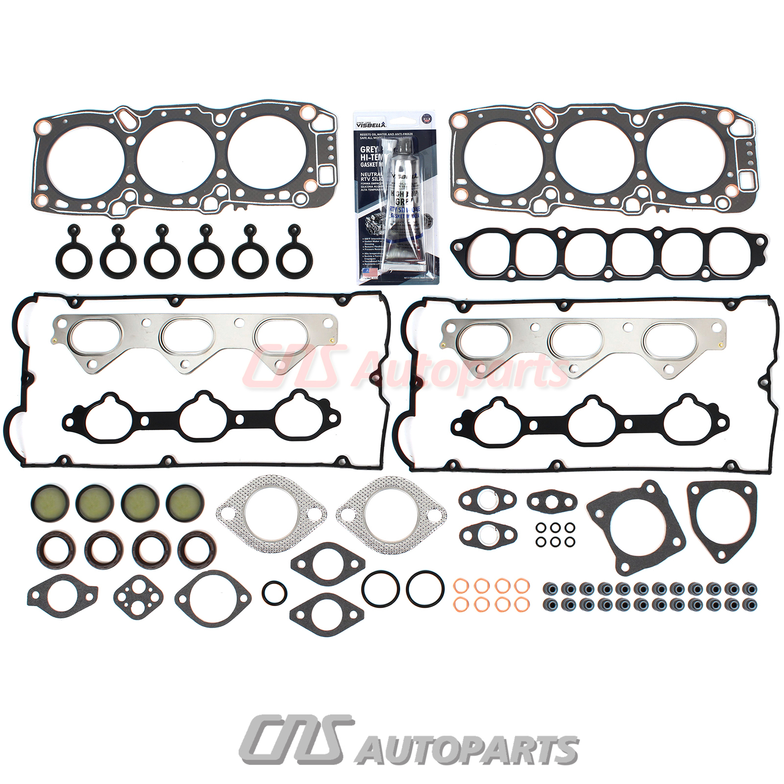 Head Gasket Set Fits 9199 Mitsubishi 3000GT Dodge Stealth 3.0L DOHC