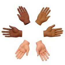 Finger Hände 9 Farben Mini Finger Aufsteck Hand Fingerpuppe Handpuppe Gummihand