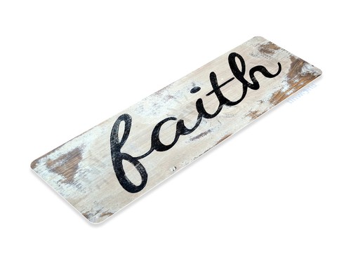 TIN SIGN Faith House Décor Home Prayer Cottage Religion Farm Beach B041 - Picture 2 of 3