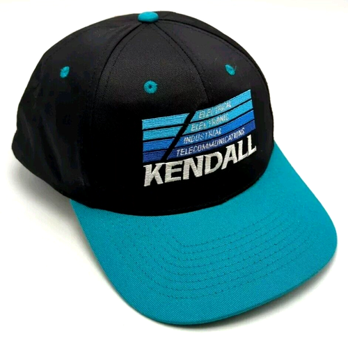 KENDALL ELECTRIC hat black blue adjustable snapback cap