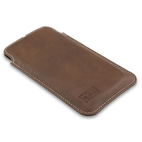 caseroxx Business-Line Case for HTC One S in brown made of faux leather - Picture 3 of 4