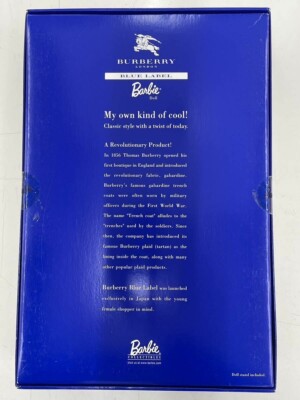 Limited Edition Burberry Blue Label Barbie Doll - Red Coat Plush