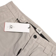 C.P. (CP) Company NWT Ripstop Cargo Shorts Size 48 (~US 32) In Gray 100% Cotton