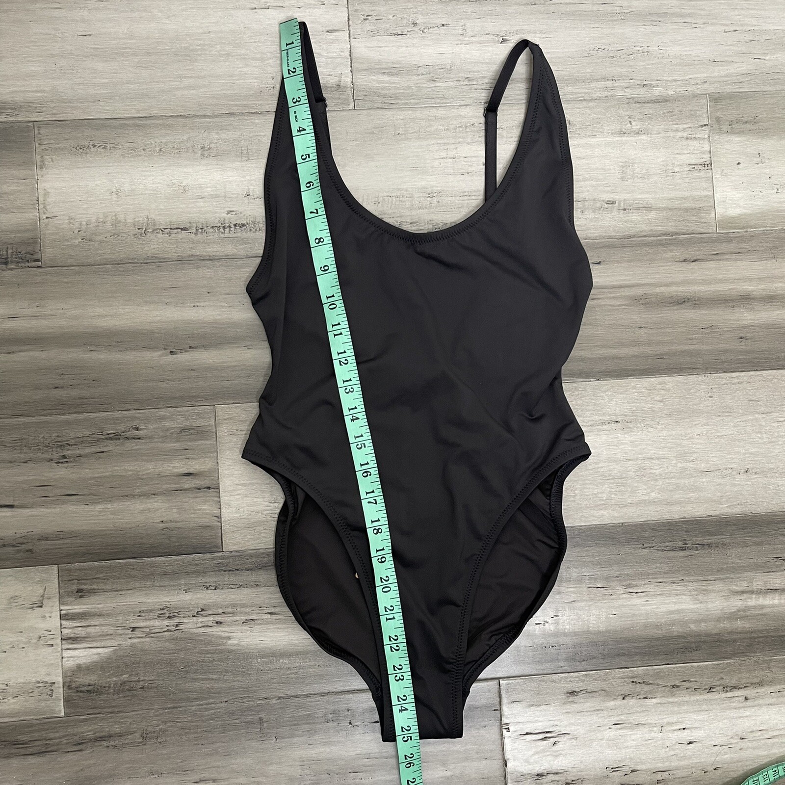 NWT Skims Scoop Neck One Piece Swimsuit Women s Onyx Black Size S SOLD 