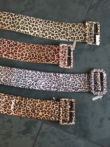 womens leopard belt