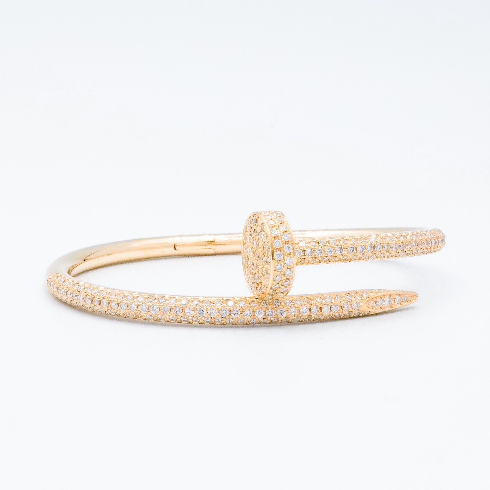 Cartier Juste Un Clou Ankle Bracelet in 18K Yellow Gold with Diamonds