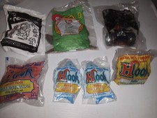 Lot of 7 mcdonalds vintage toys NIP,HOOK TIGER NEOPETS TY MORE, BAG410