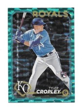 2024 Topps Series 2 TYLER CROPLEY RC Aqua Foil /399 -KANSAS CITY ROYALS- #612