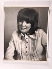 Cilla Black Photograph Original Vintage Black And White Press Promo Circa 1970s