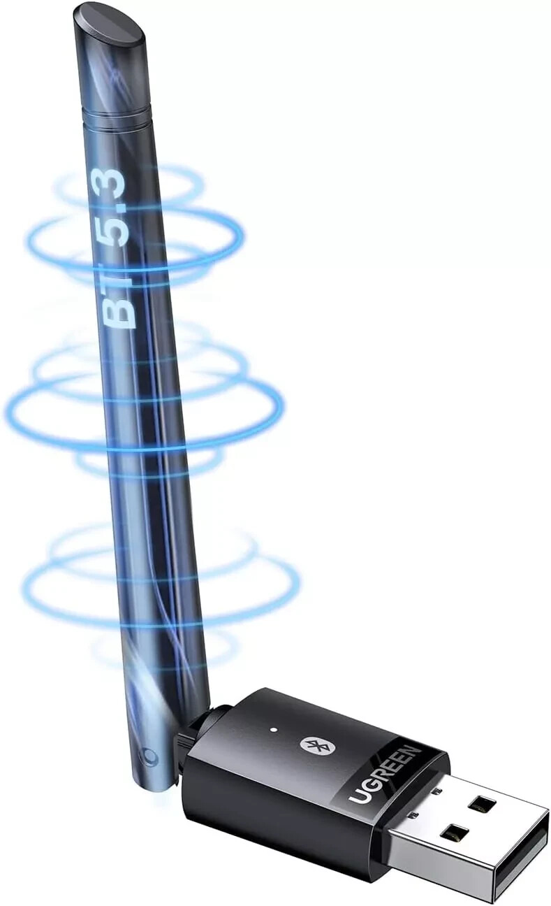 Long Range USB Bluetooth 5.3 Adapter for PC Desktop Wireless Transmitter