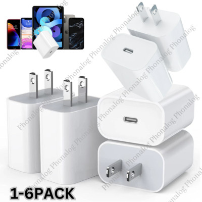 20W USB Type C Power Adapter Fast Charger Cube Block For iPhone iPad Android Lot