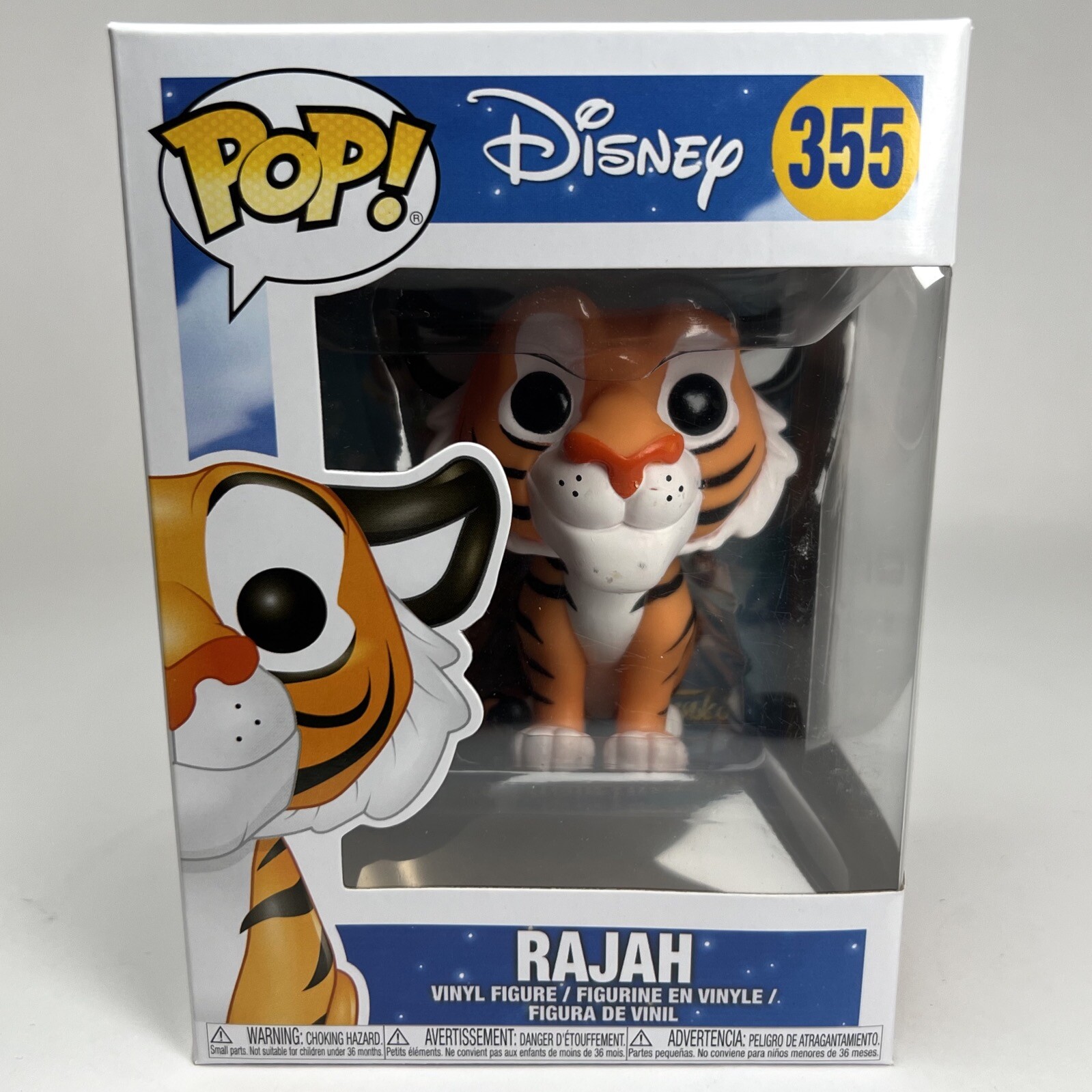 Funko Pop! Rajah #355 Disney Aladdin Vinyl Figure Tiger
