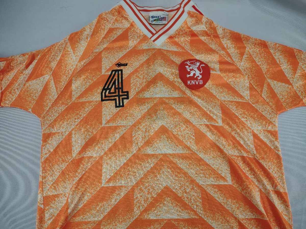 Orange soccer Jersey knvb Dutch Netherlands Holland 80s 90s