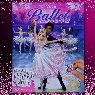 TOPModel Ballet Stickerworld | 108 Stickers Stickerheft für Mädchen/Girls *NEU*