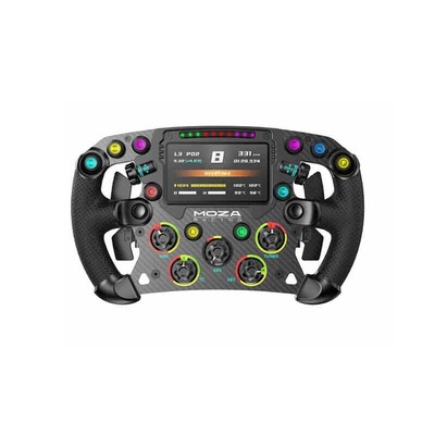 FSR LED Carbon Fiber Steering Wheel+Quick Release for Racing Game Simulator MOZA