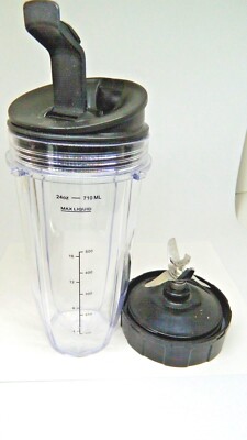 NutriBullet 24oz Cup,Lid Blade for Machine 600W 900W Blender
