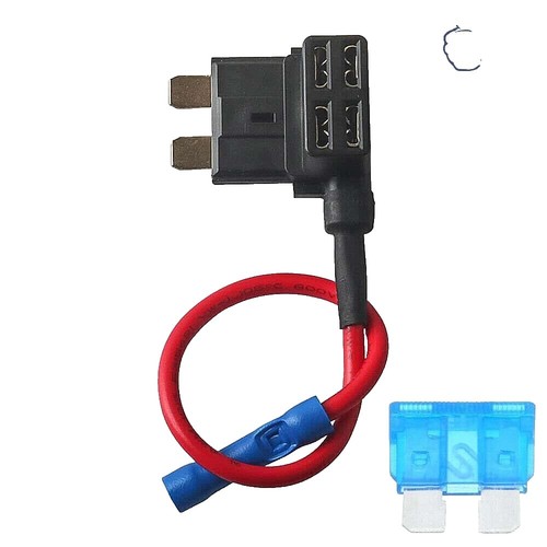 12v cigarrette lighter plug Power Source adapter tap wire connector fuse 3  ports