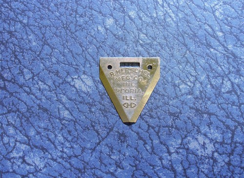 R. Herschel MFG Co. Sickle Bar Blade Watch Fob