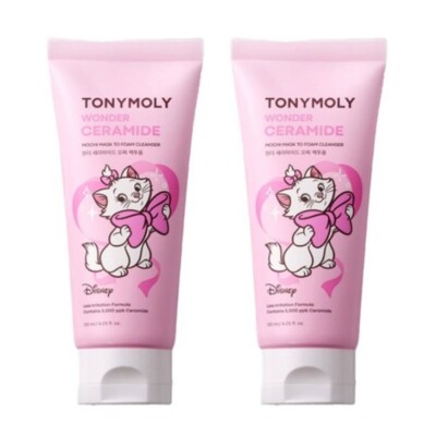 TONYMOLY Wonder Ceramide Mochi Pack to Foam Cleanser Marie Edition 120ml x 2