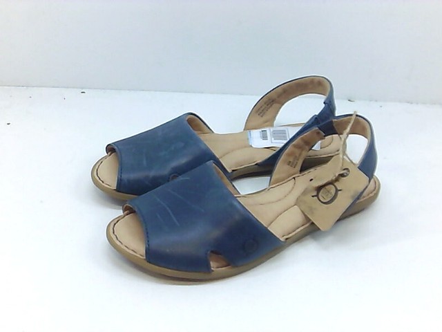 born navy sandals
