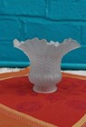 One White Glass Antique Style Vintage Boho Tiffany Flower Light Lamp Shades