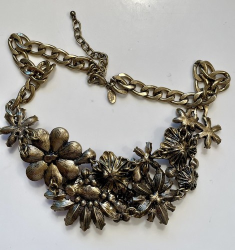 Joan Rivers Opalescent Floral Garden Statement Necklace-Pink - Picture 3 of 3